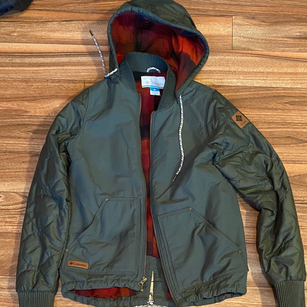 Columbia Women's Olive Hooded Performance Jacket